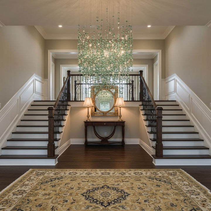 Emerald Rainfall Crystal Customize Chandelier - Vakkerlight