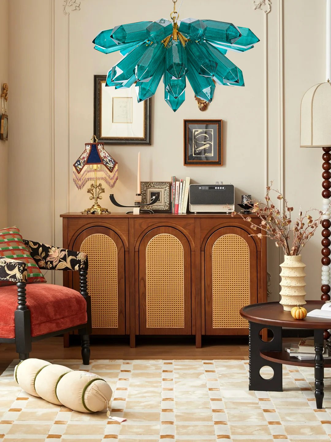 Emerald Crystal Chandelier - Vakkerlight