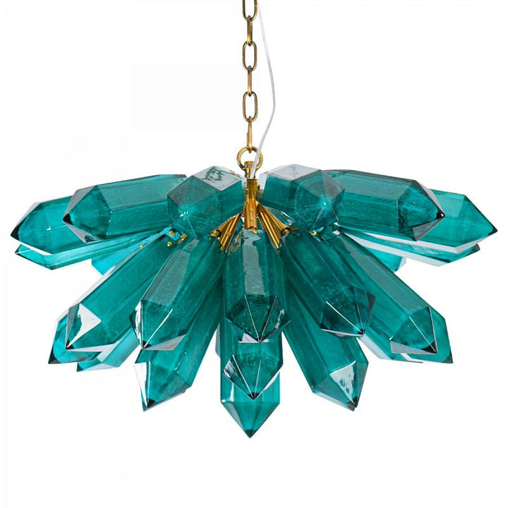 Emerald Crystal Chandelier - Vakkerlight