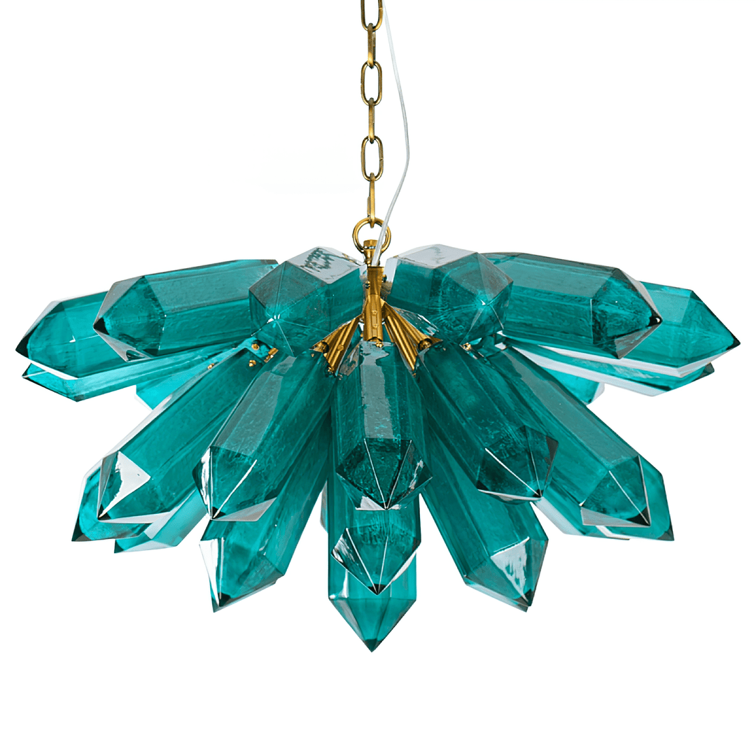 Emerald Crystal Chandelier - Vakkerlight