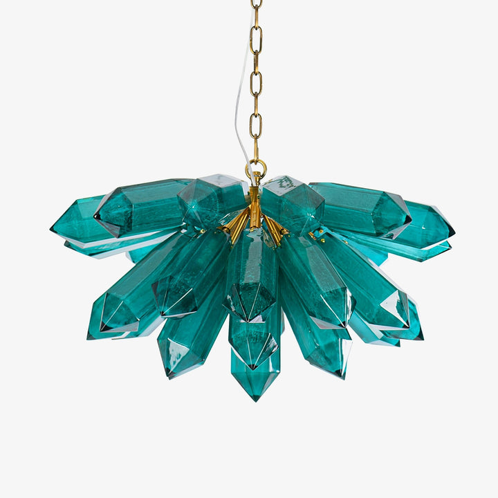 Emerald Crystal Chandelier - Vakkerlight