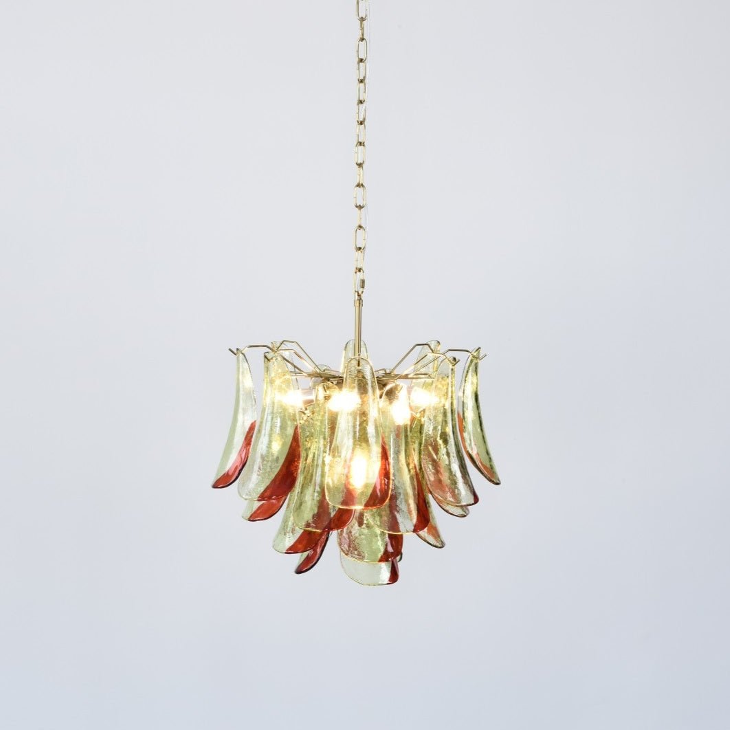 Emerald Flame Murano Glass Chandelier - Vakkerlight