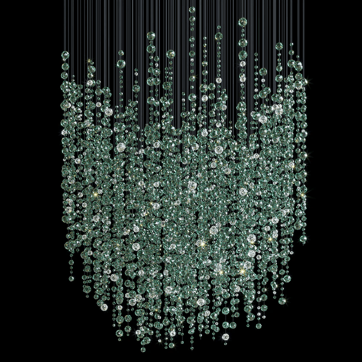 Emerald Rainfall Crystal Customize Chandelier - Vakkerlight