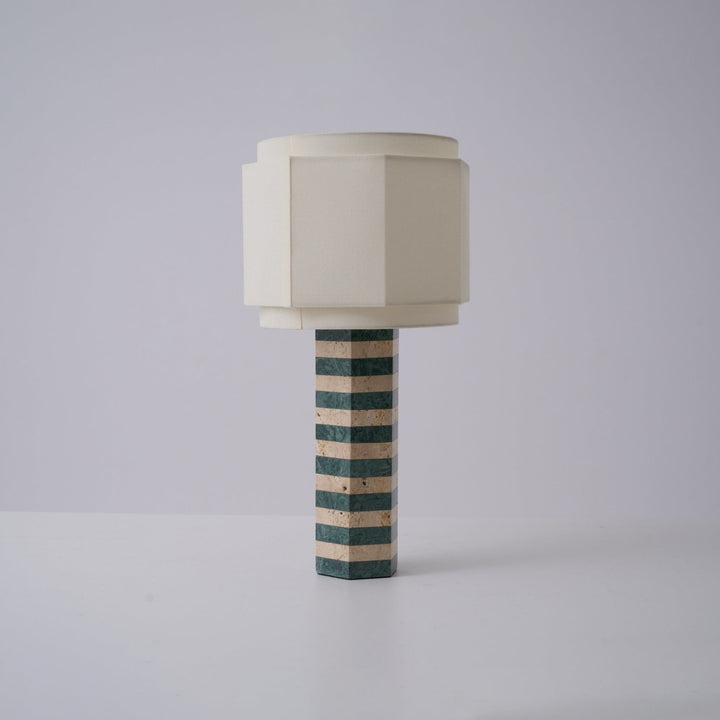Modari Striped Stone Table Lamp - Vakkerlight