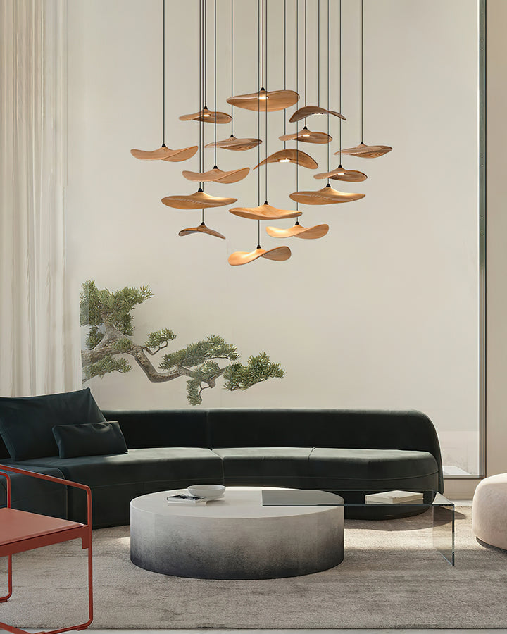 Empty Leaf Chandelier - Vakkerlight