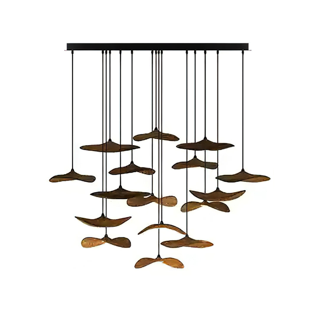 Empty Leaf Chandelier - Vakkerlight