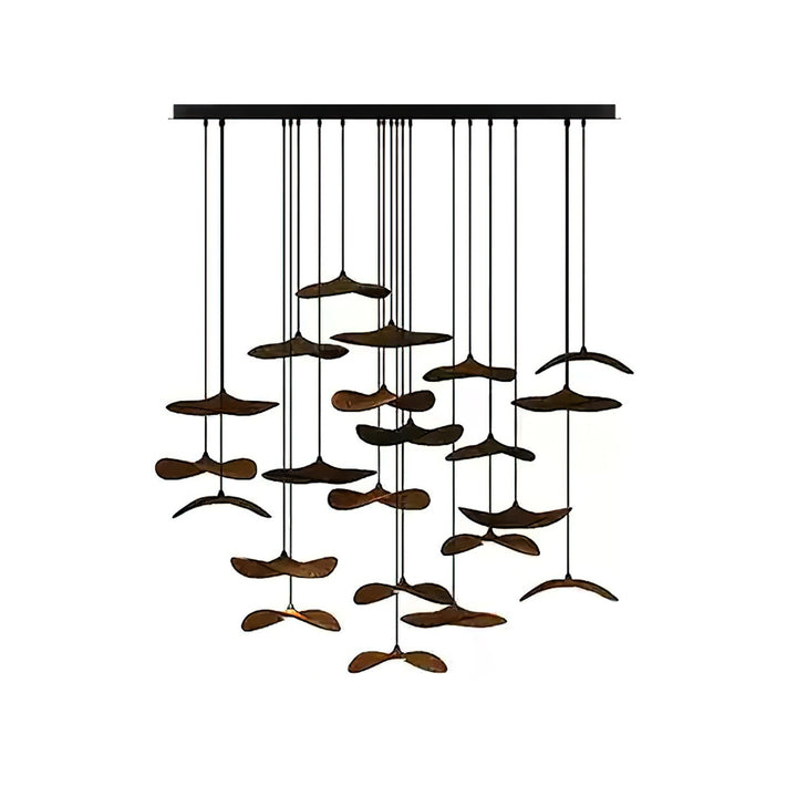 Empty Leaf Chandelier - Vakkerlight