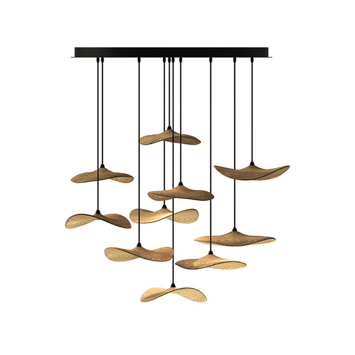 Empty Leaf Chandelier - Vakkerlight