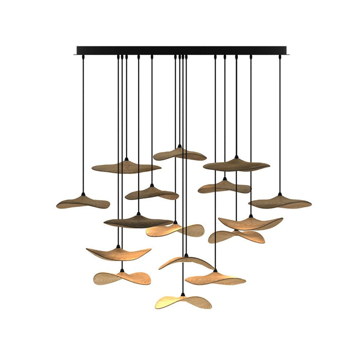 Empty Leaf Chandelier - Vakkerlight