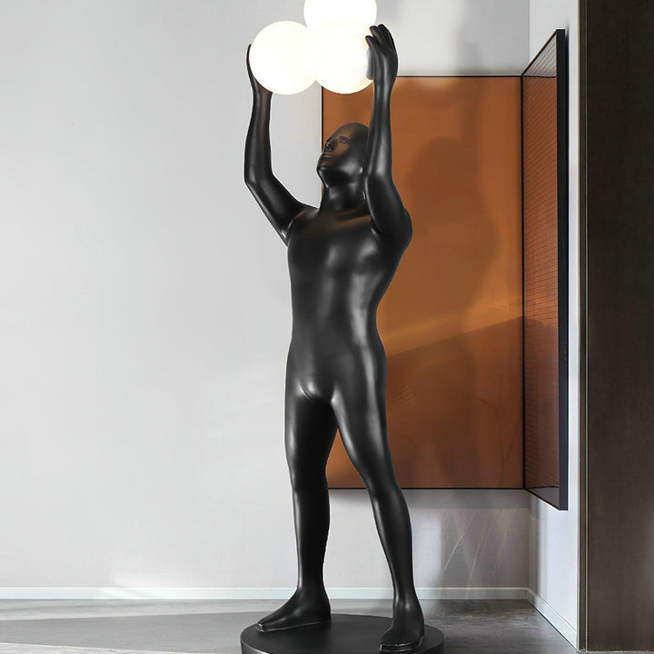 Enlightened Figure Sculptor Floor Lamp