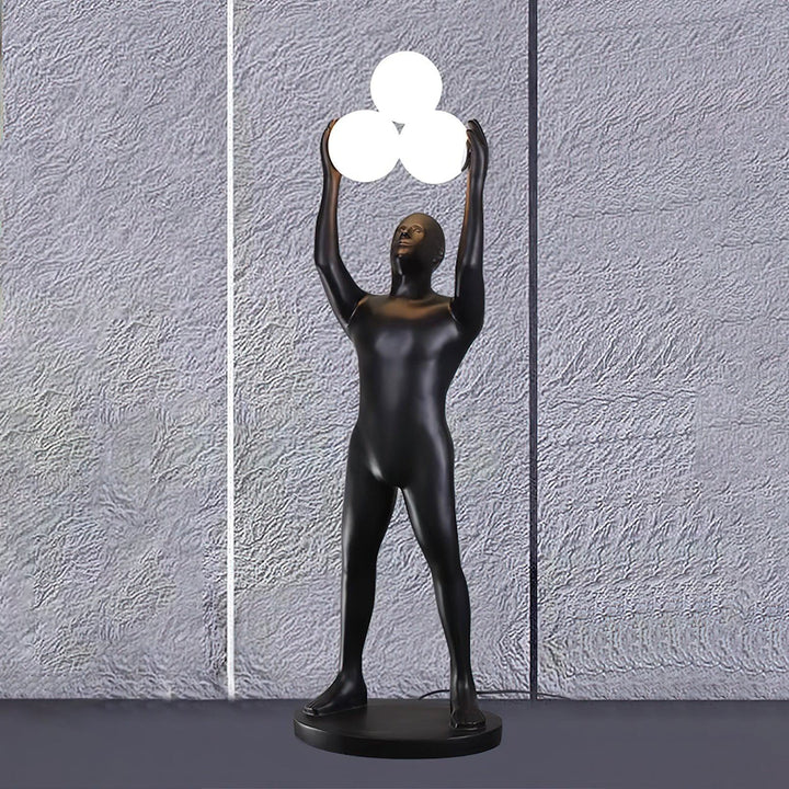 Enlightened Figure Sculptor Floor Lamp