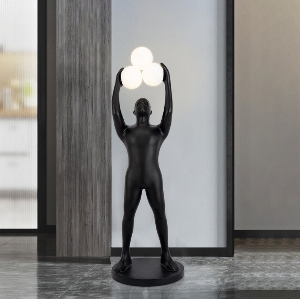 Enlightened Figure Sculptor Floor Lamp - Vakkerlight