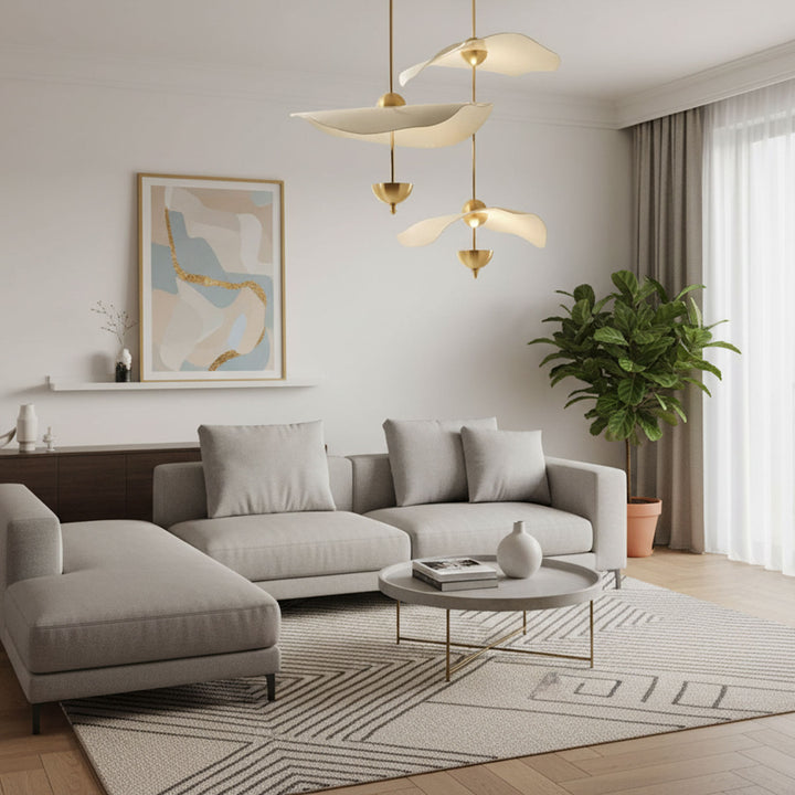 Envolee Double Biscuit Pendant Light - Vakkerlight