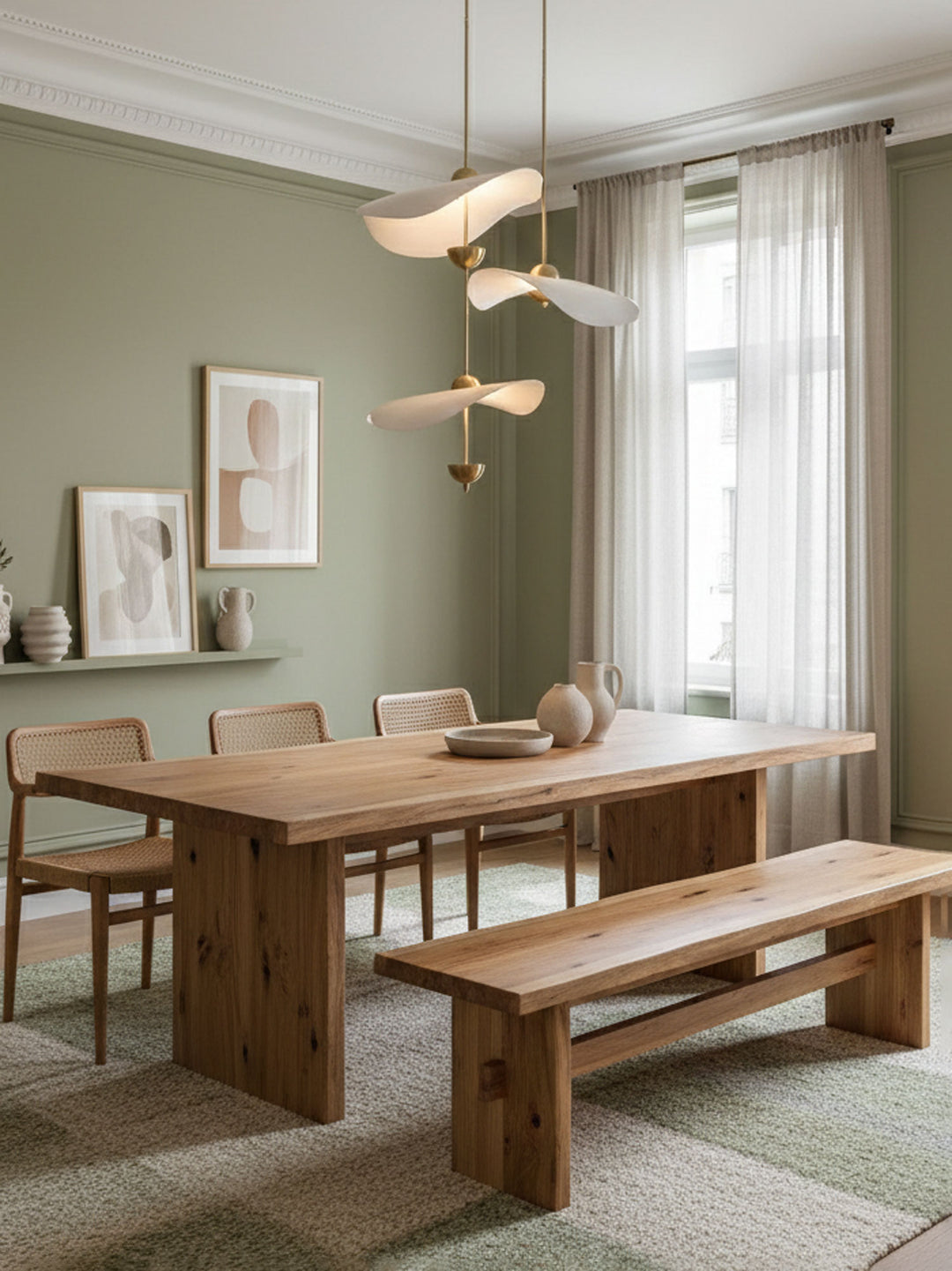 Envolee Double Biscuit Pendant Light - Vakkerlight