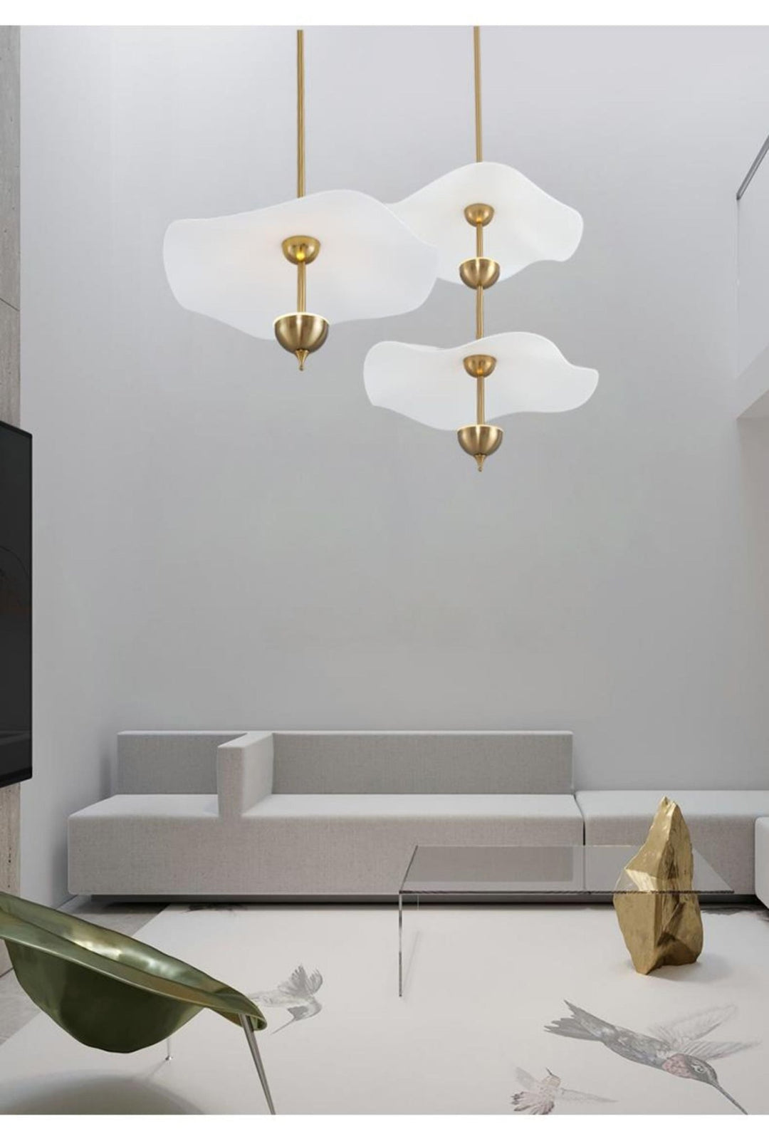 Envolee Double Biscuit Pendant Light - Vakkerlight