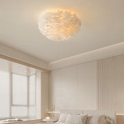 Feathered Ceiling Lamp