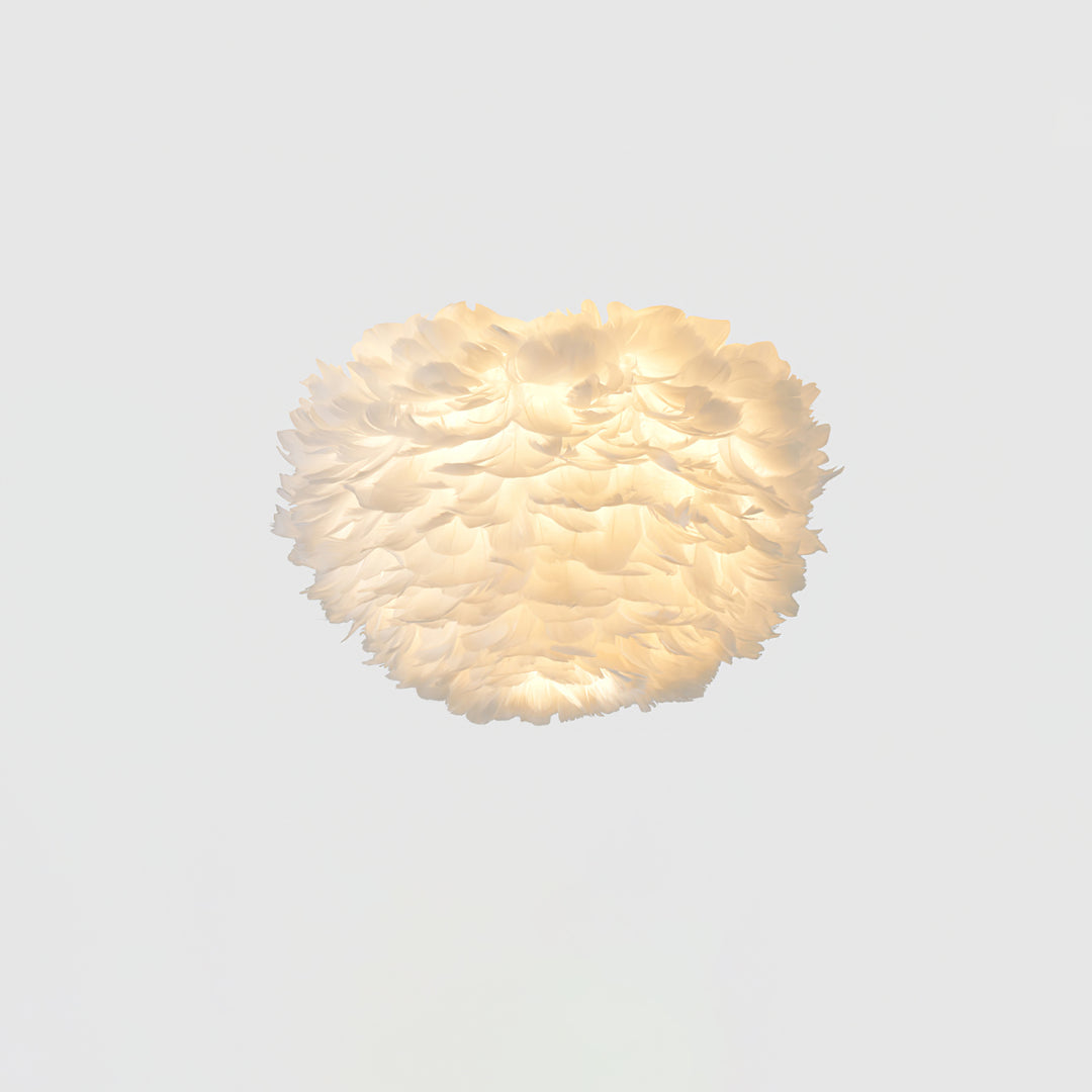 Feathered Ceiling Lamp