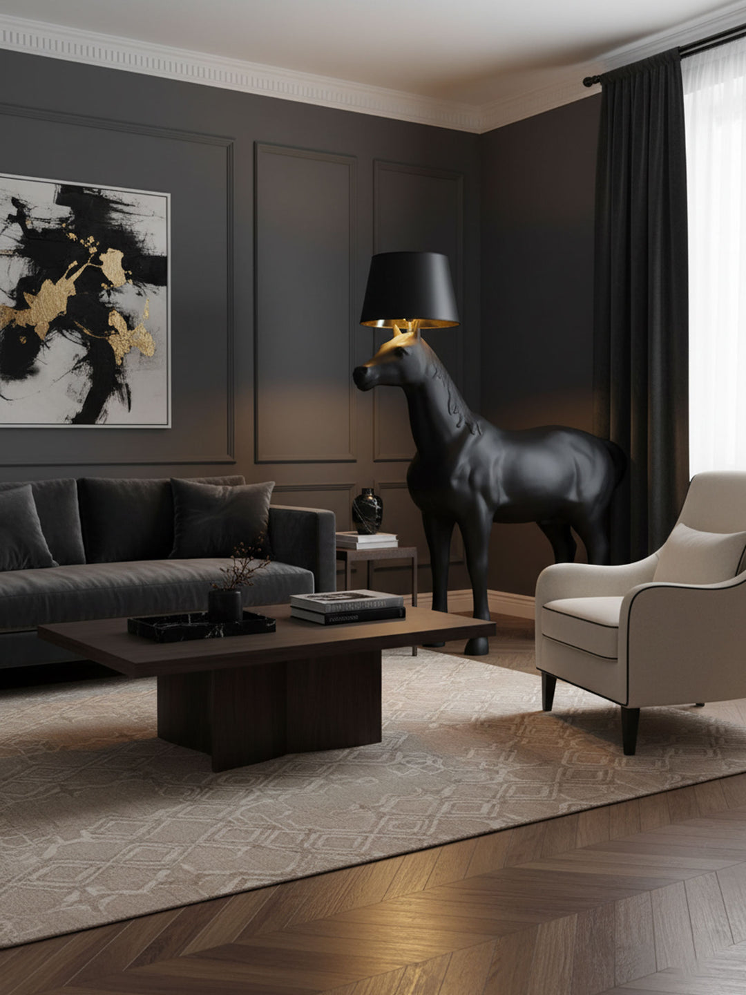 Equine Majesty Floor Lamp - Vakkerlight
