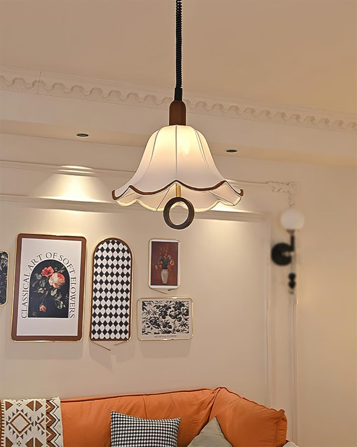 Eryn Fabric Pendant Light - Vakkerlight