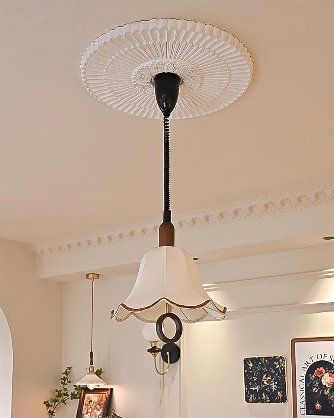 Eryn Fabric Pendant Light - Vakkerlight