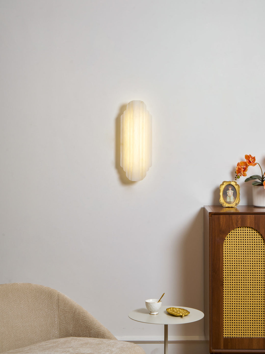 Estelle Alabaster Wall Sconce - Vakkerlight