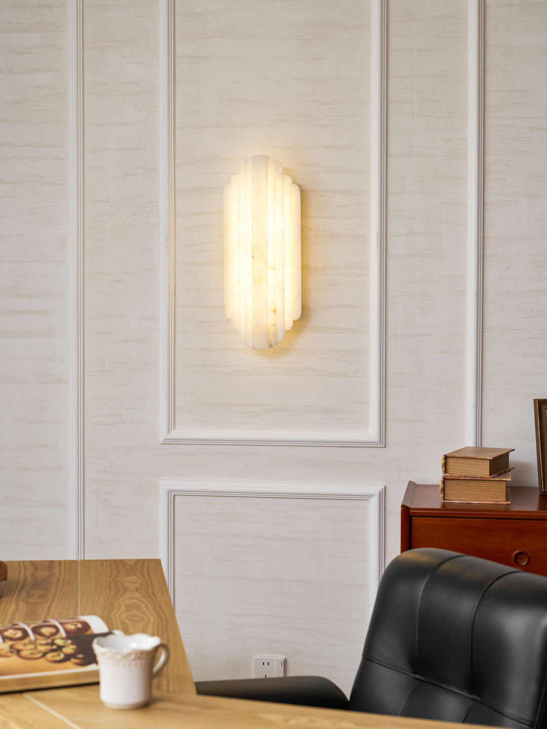 Estelle Alabaster Wall Sconce - Vakkerlight