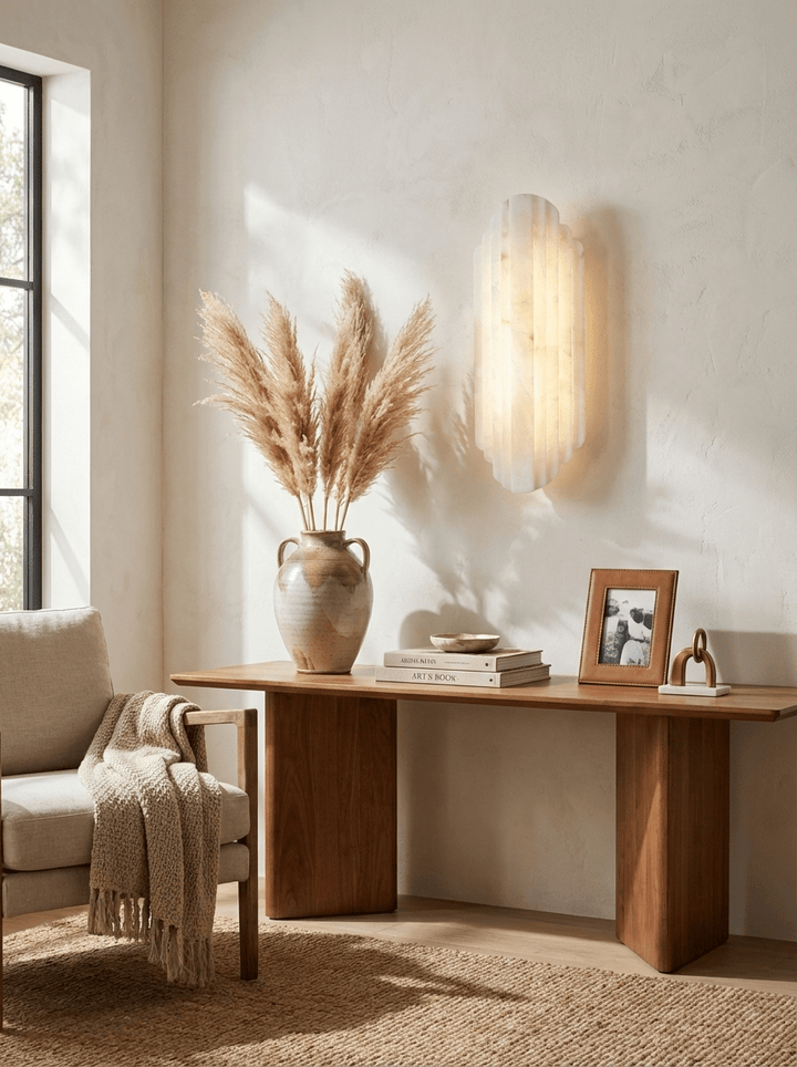 Estelle Alabaster Wall Sconce - Vakkerlight