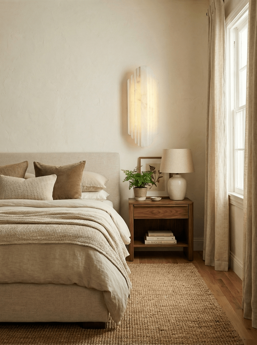 Estelle Alabaster Wall Sconce - Vakkerlight