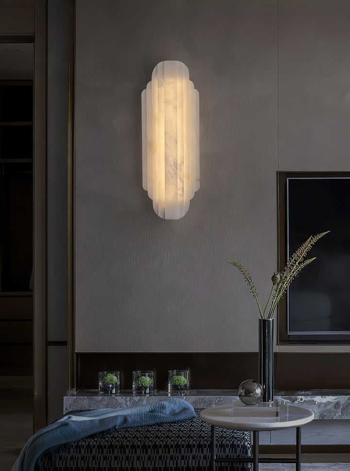 Estelle Alabaster Wall Sconce - Vakkerlight