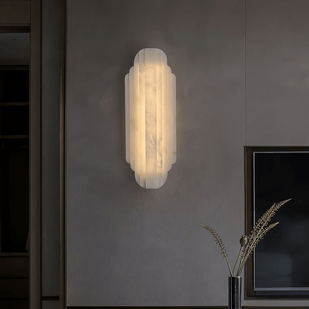 Estelle Alabaster Wall Sconce - Vakkerlight