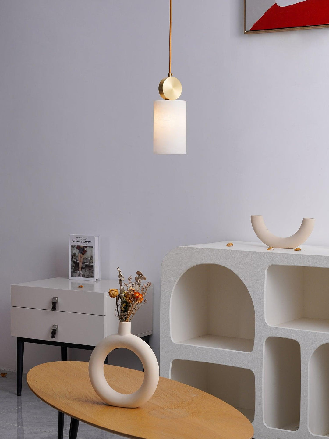 Etruscan Aabaster Pendant Light - Vakkerlight