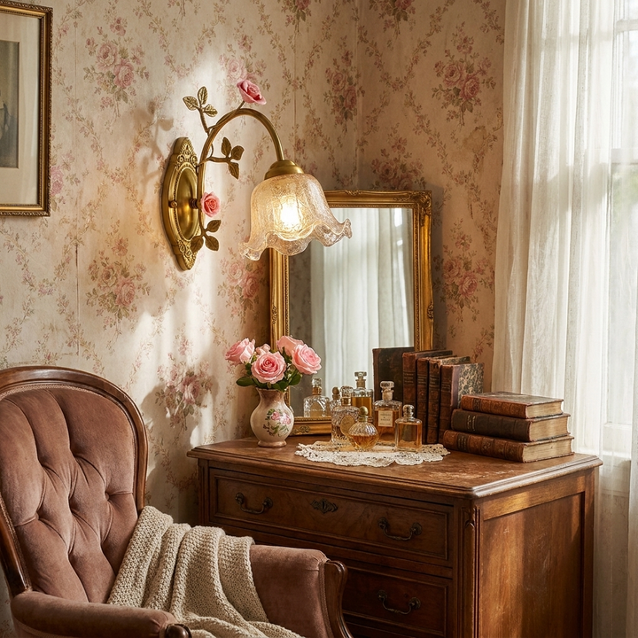 Evamarie Rose Wall Sconce