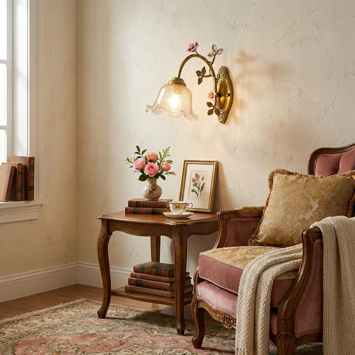Evamarie Rose Wall Sconce