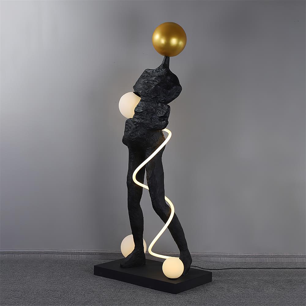 Everett Spiral Floor Lamp - Vakkerlight