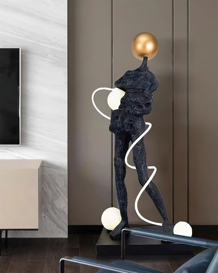 Everett Spiral Floor Lamp - Vakkerlight