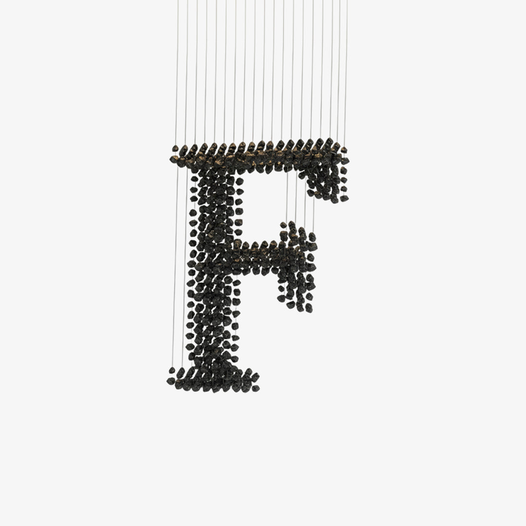Charcoal Chandeliers F - Vakkerlight