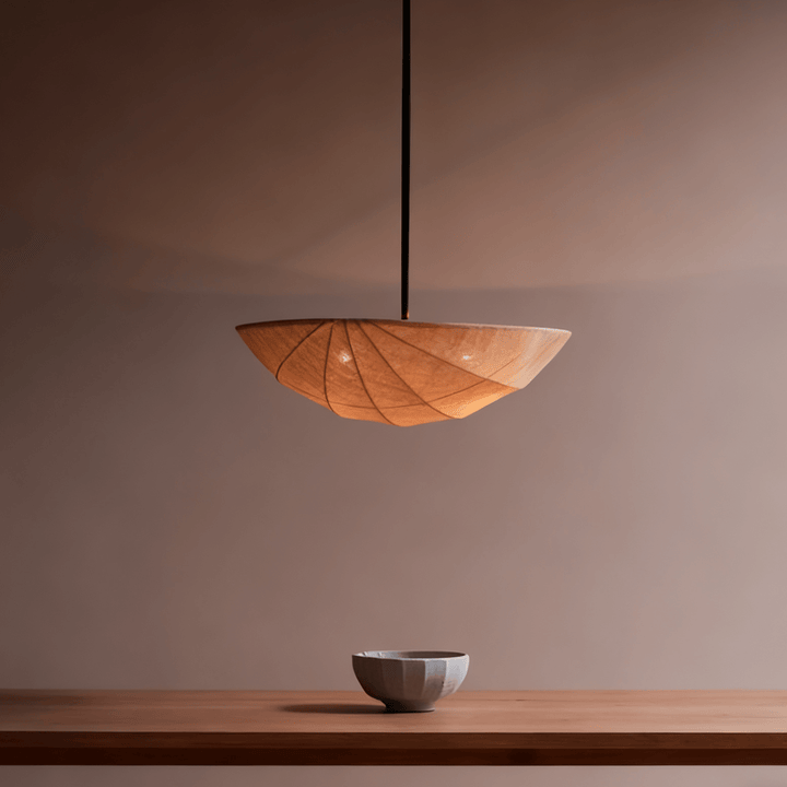 Fabric Saucer Pendant Light - Vakkerlight