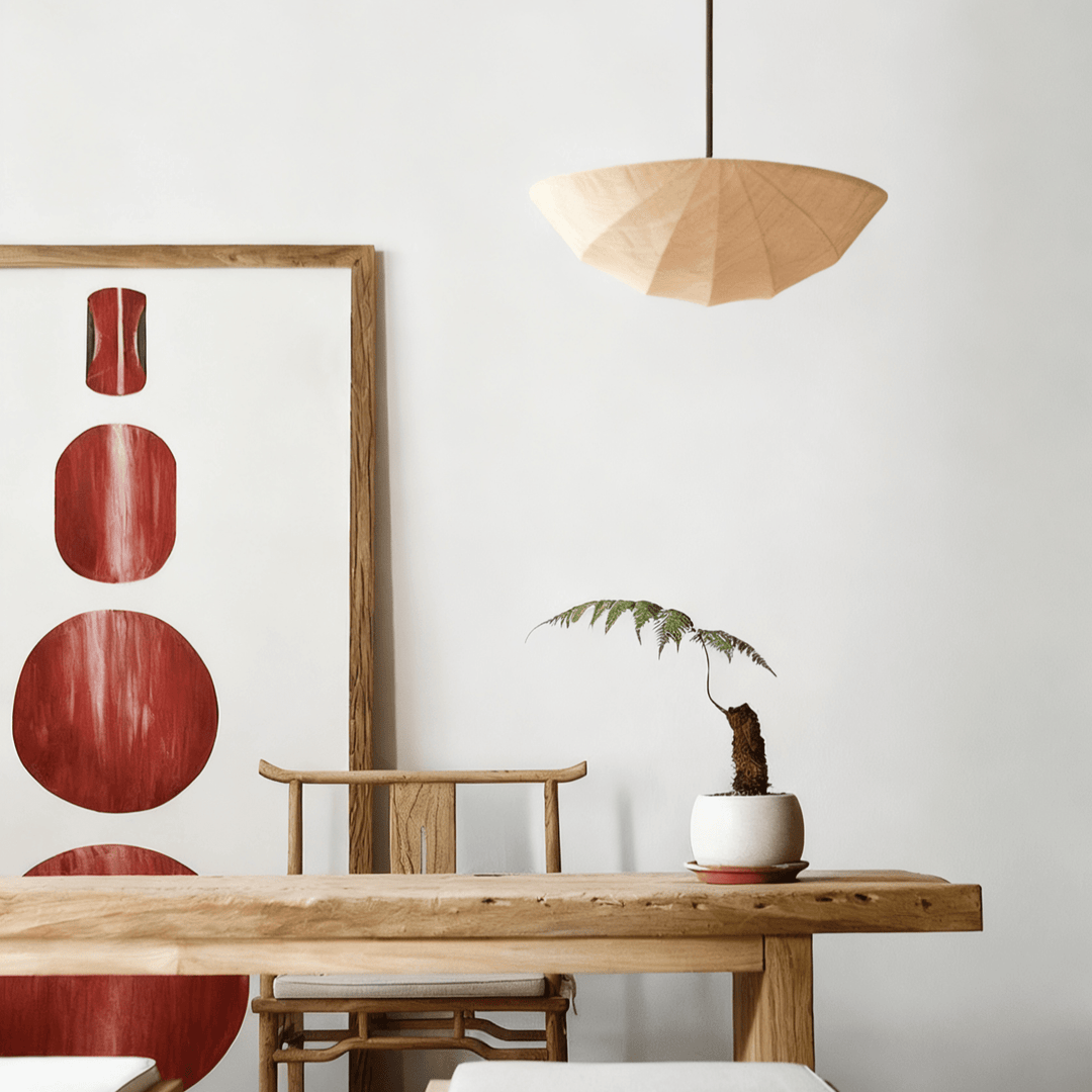 Fabric Saucer Pendant Light - Vakkerlight