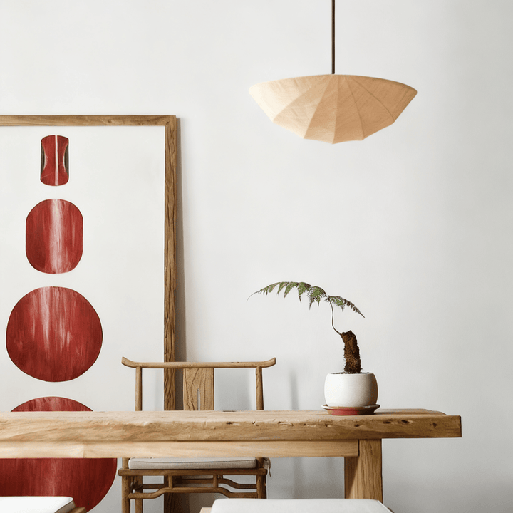 Fabric Saucer Pendant Light - Vakkerlight