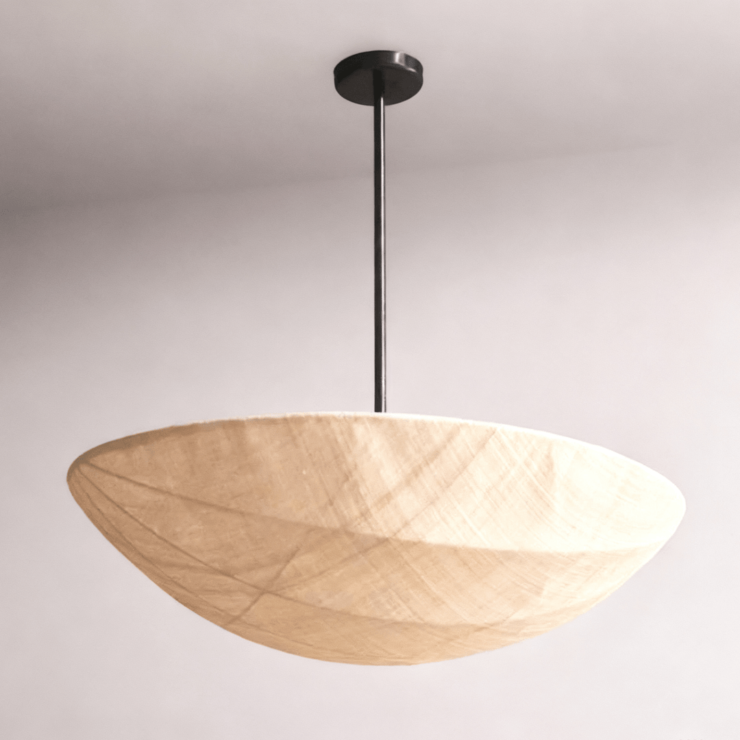 Fabric Saucer Pendant Light - Vakkerlight