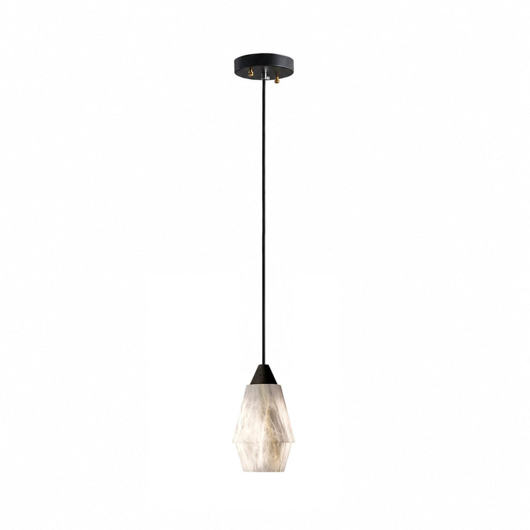 Faceted Alabaster Cluster Chandelier - Vakkerlight