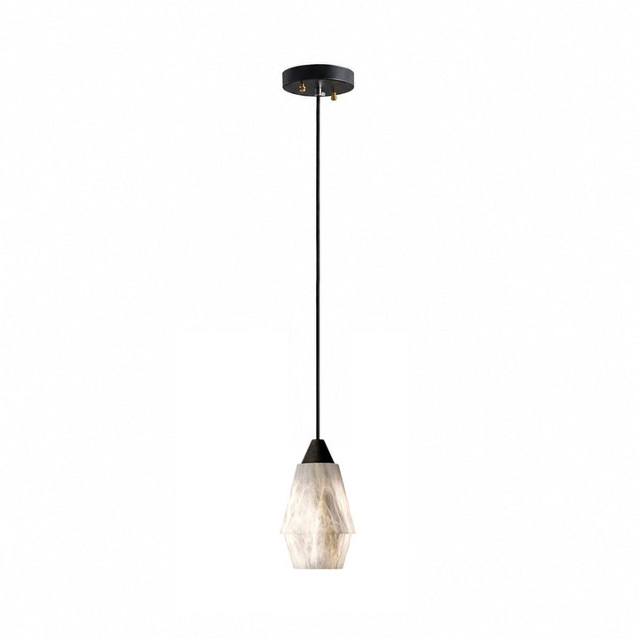 Faceted Alabaster Cluster Chandelier - Vakkerlight