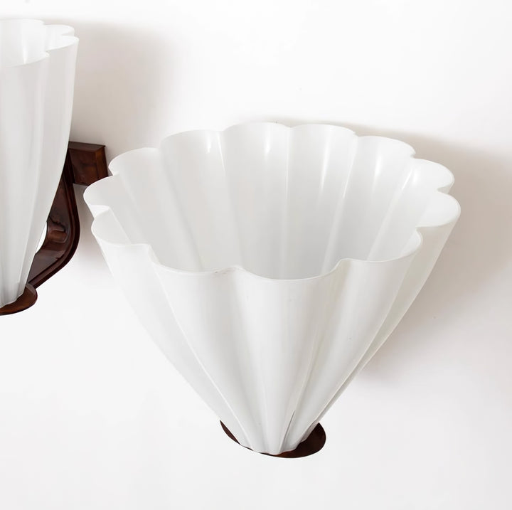 Fan Shaped Glass Wall Sconce - Vakkerlight