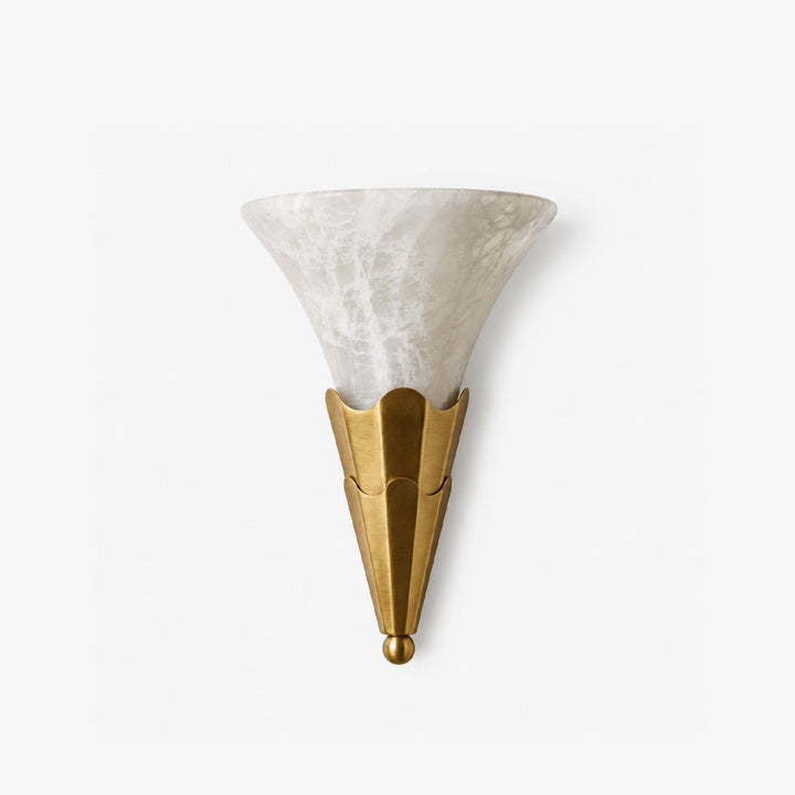 Fanlight Alabaster Wall Sconce