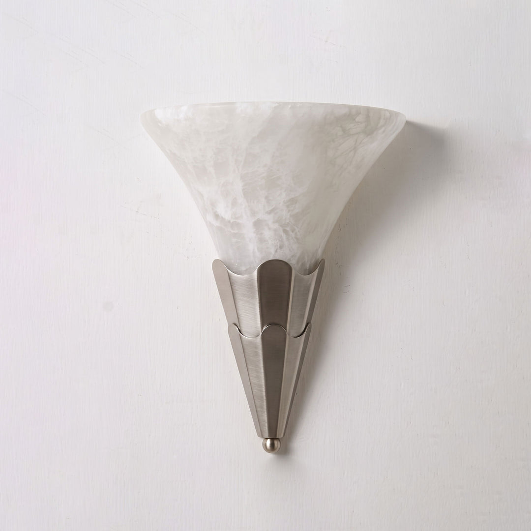 Fanlight Alabaster Wall Sconce
