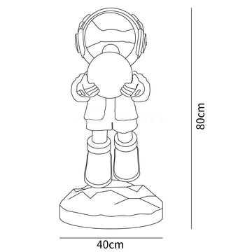 Fantasy Astronaut Floor Light — Dimension drawings 1