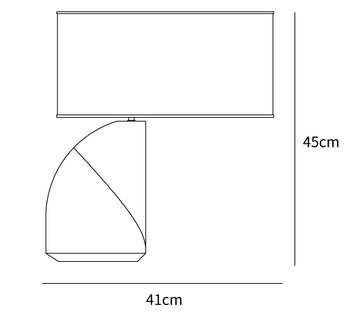 Faro Tischleuchte — Dimension drawings 1