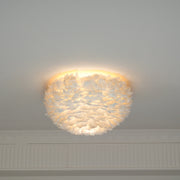 Feathered Ceiling Lamp