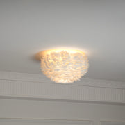 Feathered Ceiling Lamp