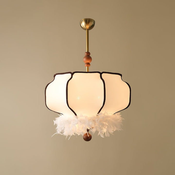 Feathered Lantern Pendant Light - Vakkerlight